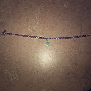 Tiffany’s Mini heart tag in sterling silver.